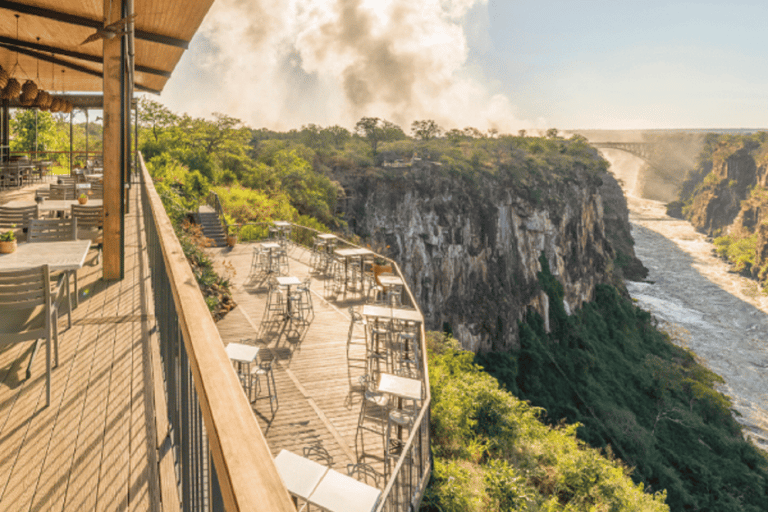 Aventura de lujo de un día en las cataratas Victoria con vuelo en helicóptero