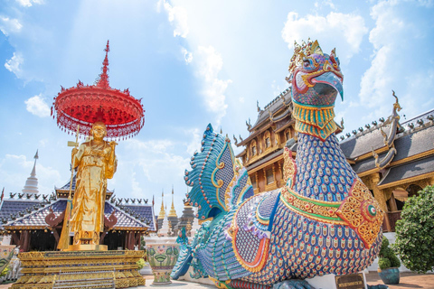 Chiangmai : Chute d&#039;eau collante &amp; Terre des anges &amp; Wat ban den.