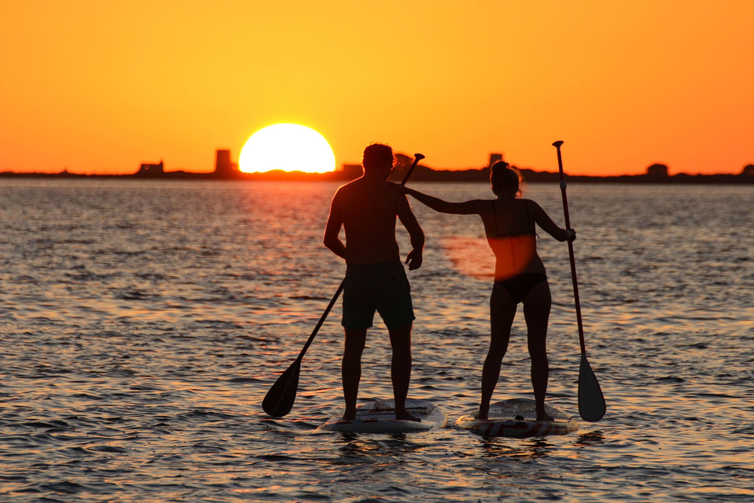 Sizilien: Stagnone Lagune Stand-Up Paddleboarding Tour