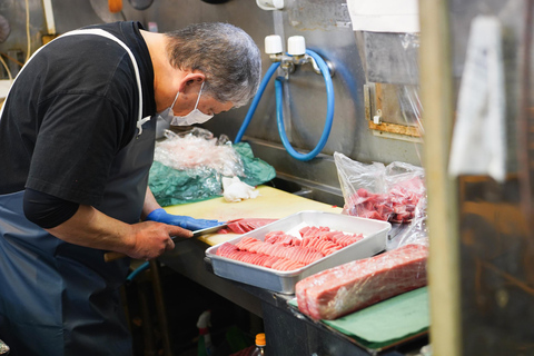 Tokyo: Tour panoramico del mercato del pesce di Tsukiji e dei frutti di mareTokyo: giro turistico e frutti di mare del mercato del pesce di Tsukiji