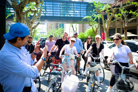 شنغهاي: جولة نصف يوم بالدراجة الكلاسيكية في البلدة القديمة (خيار ليلي)