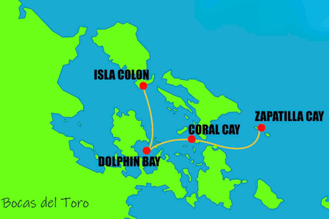 Zapatilla Island Hopping Day Tour