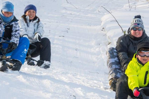 Sapporo: Snow Park, Snowmobile, and BBQ Experience D.Snowmobile package(90 minutes)