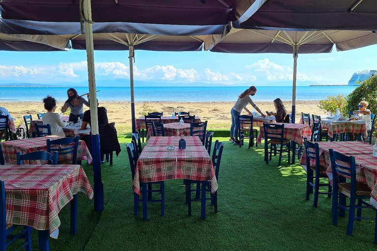 Ancient Olympia, Local Shopping & Beachside Lunch