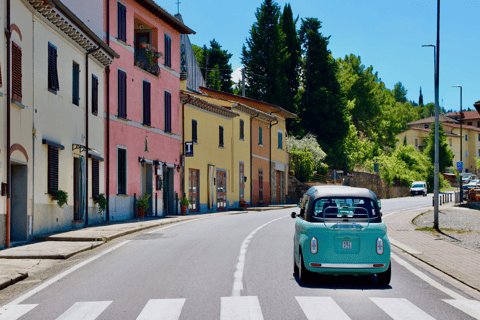 Florence: Chianti Fiat E-Car Tour with Wine Tasting & Lunch Topolino E-Car – Double Driver