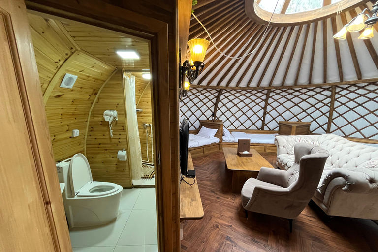 Terelj: Premium Mongolian Ger (Yurt) Overnight Experience Chinggis Khaan Statue + Ger