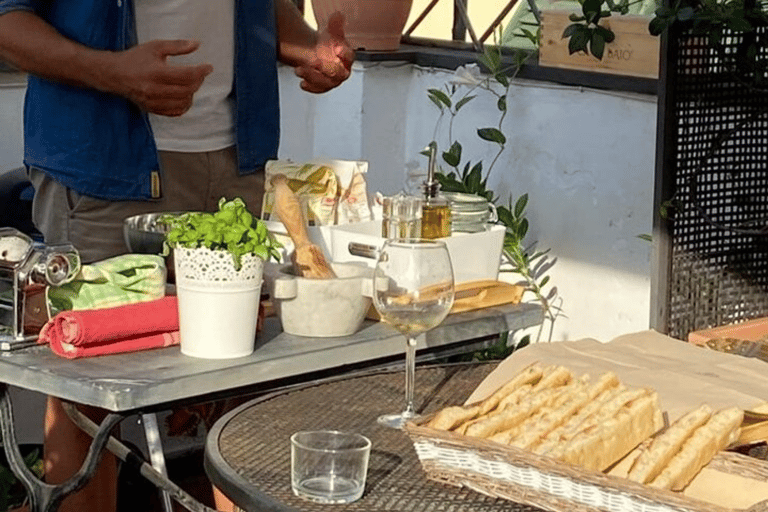 Genova: Homemade Pasta & Pesto Local Chef Class with Wine