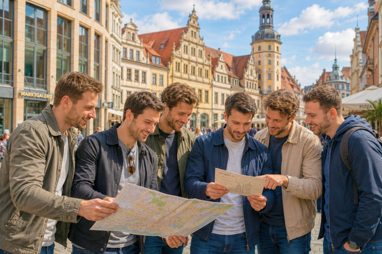 Leipzig: Outdoor Puzzle Tour with Puzzle Backpack – The Hidden Legacy Leipzig: Outdoor Puzzle Tour with Puzzle Backpack – The Hidden Heritage