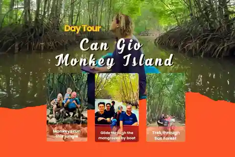 From Ho Chi Minh City: Can Gio Mangrove & Monkey Island Trek