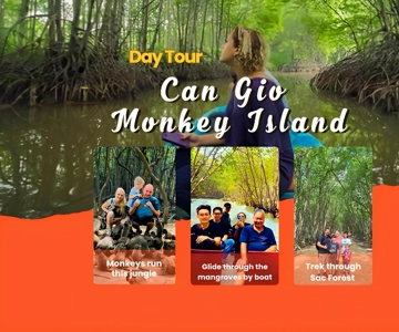Da Ho Chi Minh City: Mangrovie di Can Gio e trekking sull'Isola delle Scimmie