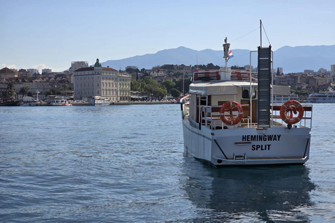 From Split: Evening Boat Tour with Sunset Views