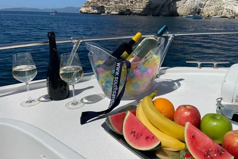 Cagliari Tour en bateau vers le golfe et ses criques Plongée en apnée