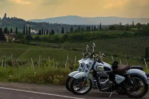 Aluguer de motos clássicas no Chianti