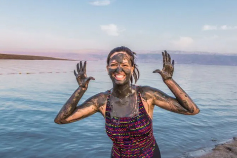 Jordan Private Day Tour: Pink Lake, Crystal Beach &Dead Sea Transportation Only