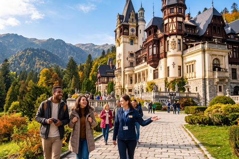 Bucharest: Dracula's Castle, Peles Castle & Brasov Day Trip Audio guide in 24 languages