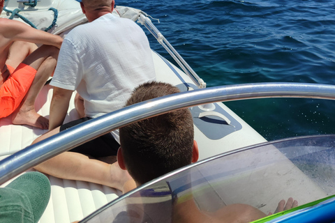 Cagliari: Devil’s Saddle Boat Tour with 4 Stops and Prosecco Cagliari: Sunset Boatour,Last Dive at Devil's Saddle eDrinks