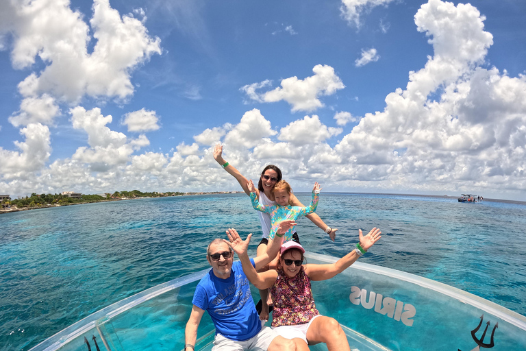Cozumeltastic: Clear Boat Sightseeing Tour in Cozumel Cozumeltastic: Transparent Boat Tour in Cozumel