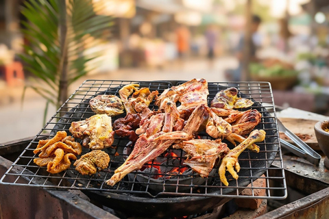 Vientiane: Market Tour and Cooking Class with Challenge Cooking Class only
