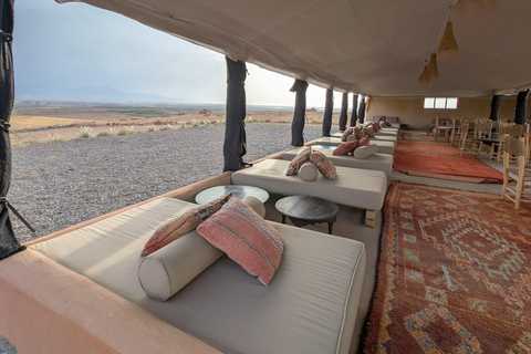 Marrakech: Agafay Camel Ride, Pool & Lunch or Dinner Show Evening Sunset Camel Ride & Pool & Dinner Show