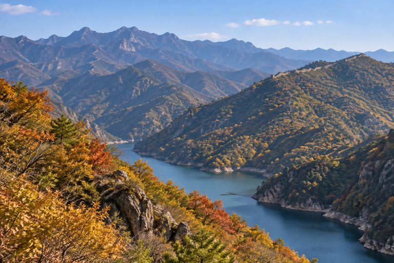 Beijing: Qinglong Gorge Ticket, Boat & BungeeJumping Options Private Car: Ticket + Speedboat