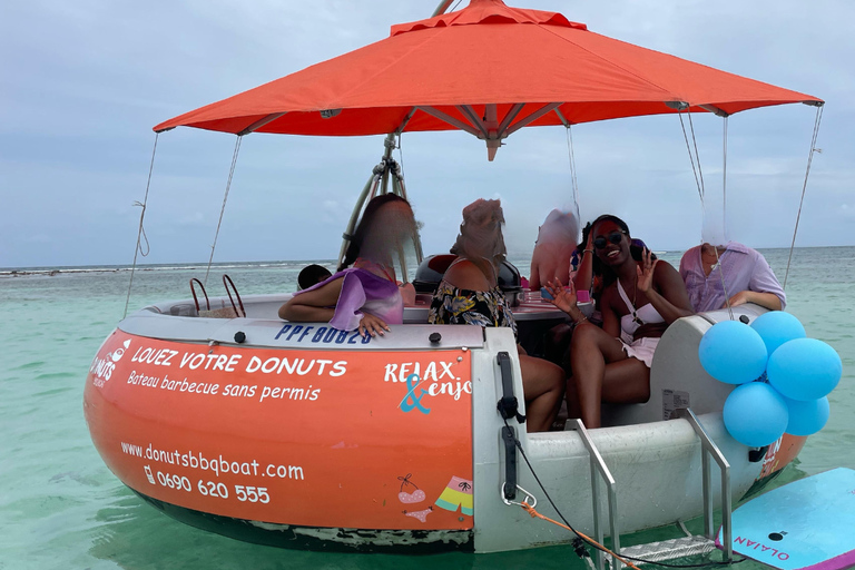 Saint-François tour: Donut BBQ Boat swim, Pointe des Châteaux Saint-François Tour: Donut BBQ Boat Swim, Pointe des Châteaux