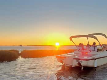 From Faro: Ria Formosa Sunset Boat Trip