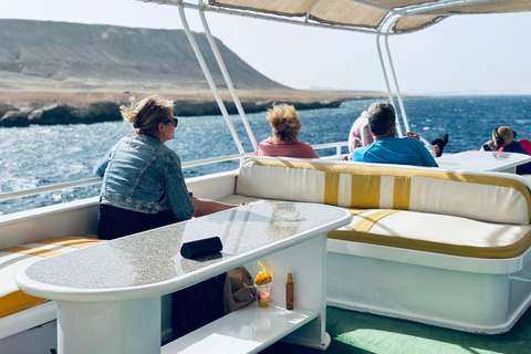 Sharm: Small Group White Island & Ras Mohammed Boat Cruise Small Group White Island & Transfer, without Snorkel Gear