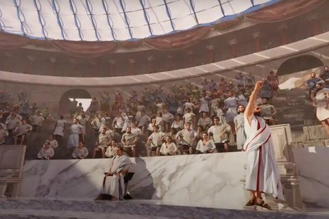 Malaga: Alcazaba, Picasso e molto altro. 5 esperienze VR a piedi!Tour a Malaga: viaggio nel tempo con la realtà virtuale