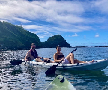 Pico island: guided kayak and snorkel tour