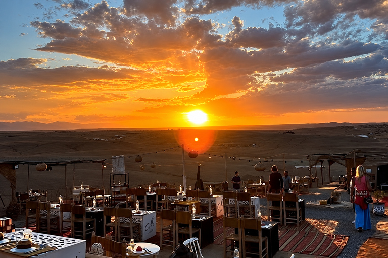 Marrakech: Agafay Desert Sunset With Dinner & Fire Show