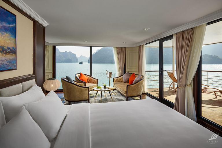 Hanoi: 2-Day Lan Ha, Halong 5-Star Cruises w/Balcony,Bathtub From Hanoi: 2 Days Halong 5 Stars Cruise w/ Balcony, Bathtub