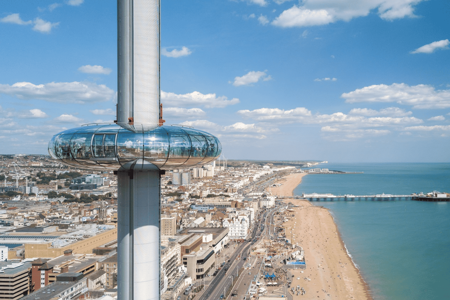 Brighton: i360 Entry & Champagne (Soft Drink for Under 18s)