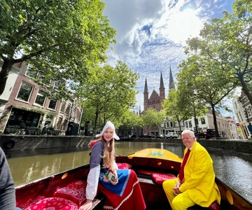 Gouda : Croisière en bateau ouvert sur le canal de la ville