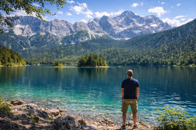 Munich : excursion privée au lac Eibsee et à la Zugspitze