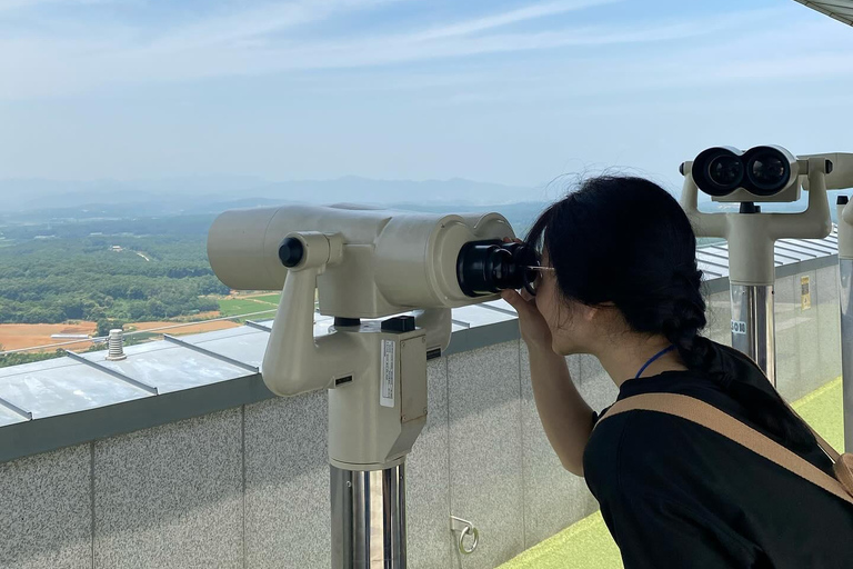 Da Seul: Tour di un giorno della DMZ e del Geoparco UNESCO delle Cascate di JaeinPartenza dalla stazione DHCP Uscita 10