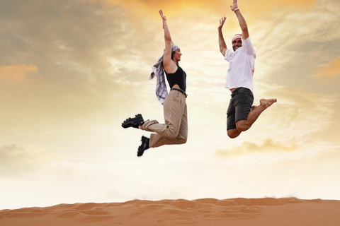 Dubai Desert Adventure: Red Dunes Guided Quad/Polaris & BBQ Exclusive Desert Adventure