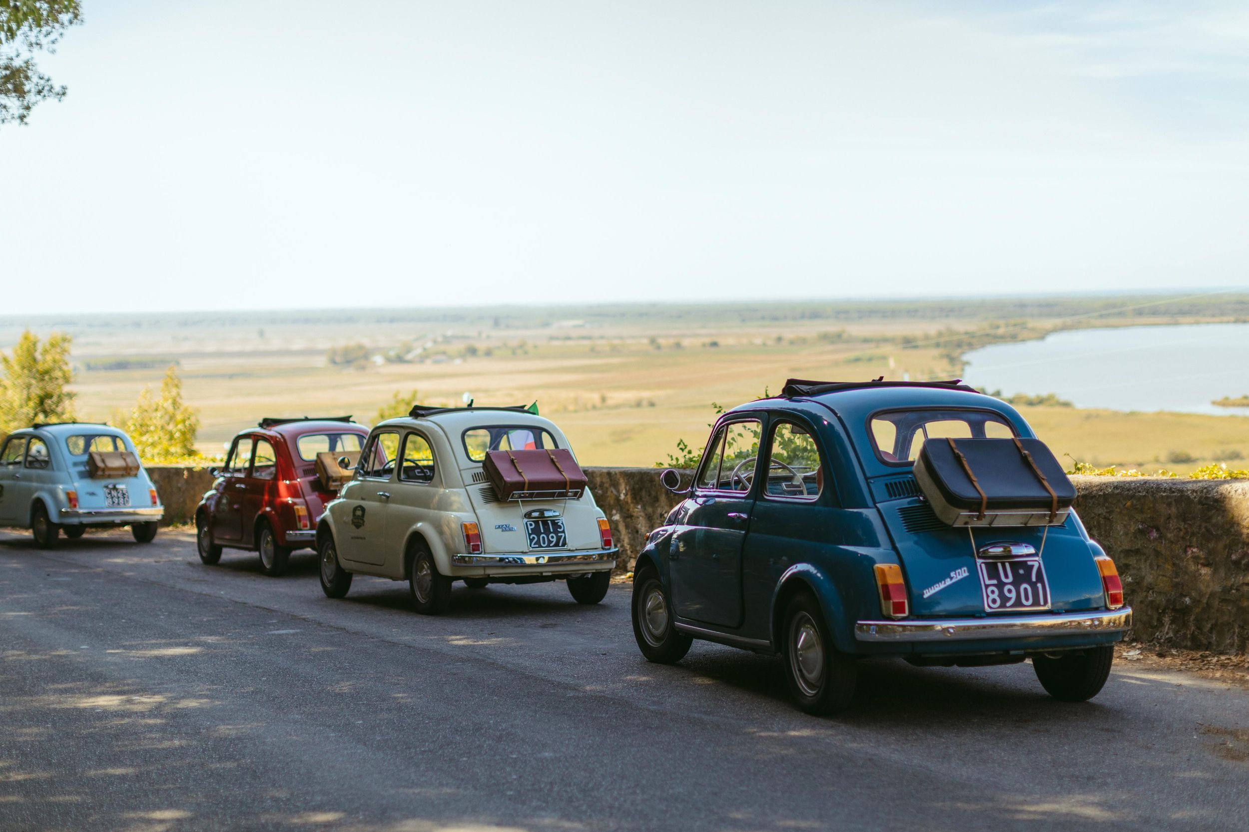 Fiat 500: Selbsttour durch die toskanische Landschaft