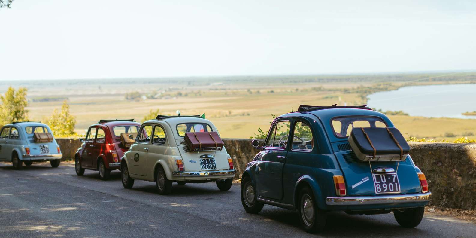 Fiat 500: Auto-viaggio nella campagna toscana