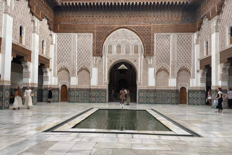 Marrakech: Bahia Palace, Madrasa Ben Youssef & Secret Garden Private Tour & Medina Pickup
