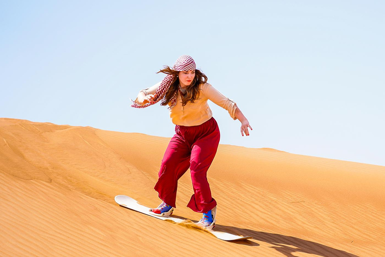 Dubai: Dune Bashing, Camel, Sandboarding, BBQ & Live Shows