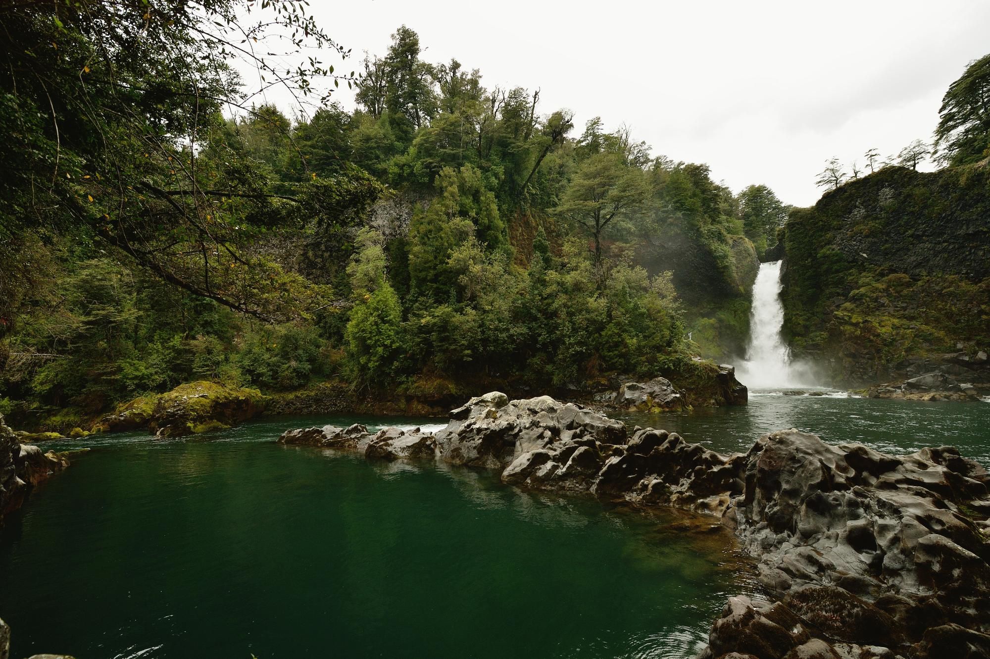 Pucón: Tour nach Huilo Huilo mit Seen, Wasserfällen und Natur