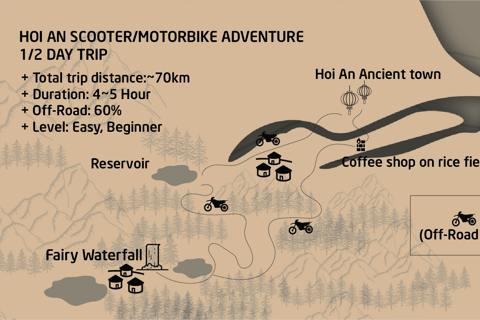 Hoi An: Off-Road Motorbike Adventure with Waterfall
