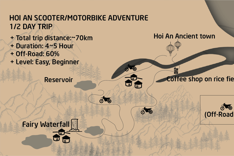 会安：越野摩托车探险之旅（含瀑布）
