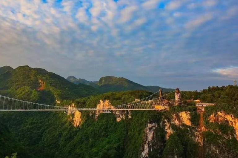 Zhangjiajie: Private Tour of Glass Bridge and Tujia Culture Glass Bridge and Tujia Brocade Private Guided Tour