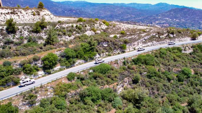 From Ayia Napa: Grand Tour Jeep Safari with Lunch