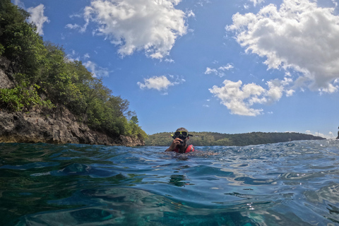 Z Bali: Snorkeling w Manta Point Nusa Penida i wycieczka lądowaSnorkeling i wycieczka po zachodnim lądzie (miejsce zbiórki - port Sanur)