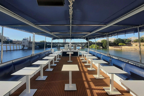 Sevilla: Restaurant boottocht op de Guadalquivir rivier met lunch/diner