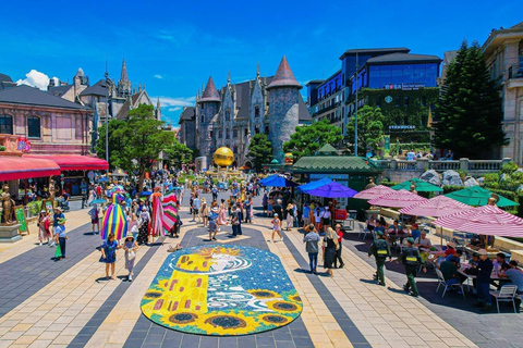 Ba Na hills - Golden Bridge fullday tour with guide Shared large group bus