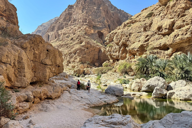 From Muscat: Private Wadi Shab & Bamah Sinkhole Day Trip Wadi Shab Adventure & Bamah Sinkhole –Oman’s Natural Wonders