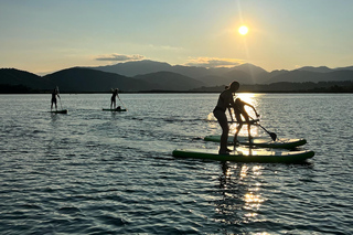 Velenje lake SUP Sunset Tour with Games
